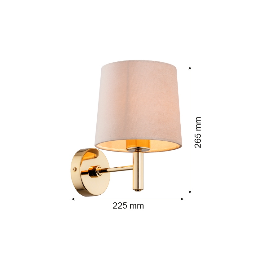 Argon 4727 - Kinkiet PONTE 1xE27/15W/230V