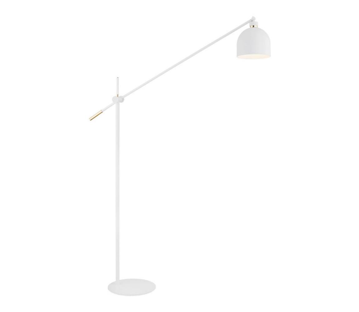 Argon 4734 - Lampa podłogowa DETROIT 1xE27/15W/230V biały