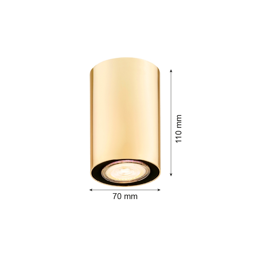 Argon 4759 - Plafon TYBER 1xGU10/5W/230V złoty