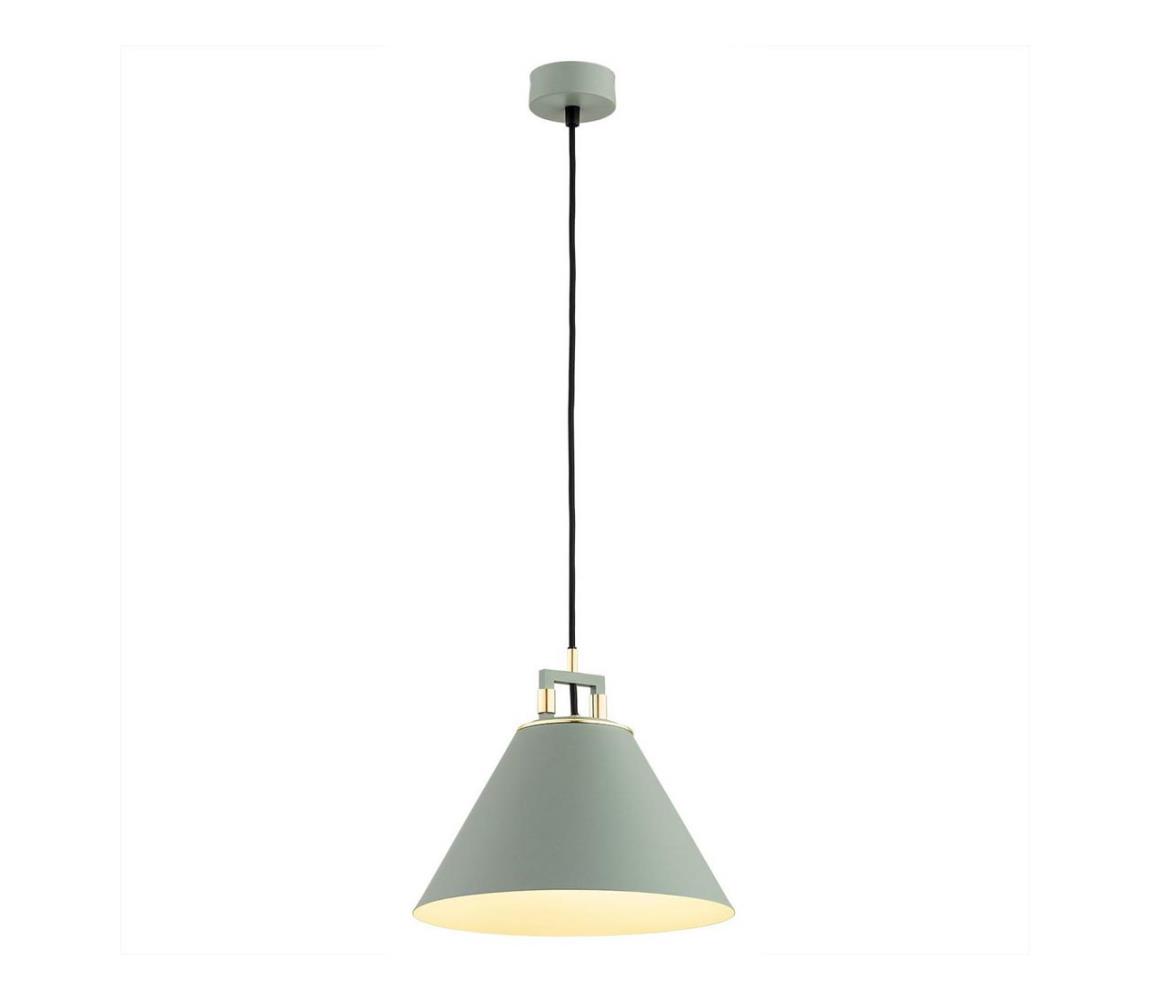Argon 4916 - Żyrandol na lince ORTE 1xE27/15W/230V zielony