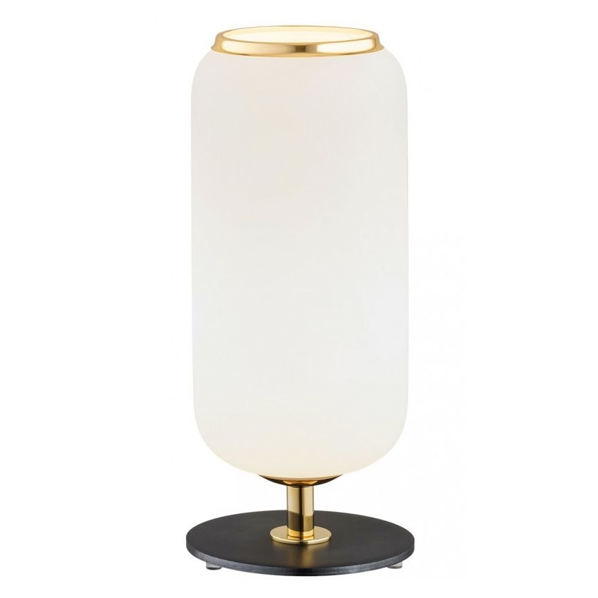Argon 4994 - Lampa stołowa VALIANO 1xE27/15W/230V czarny/biały/złoty