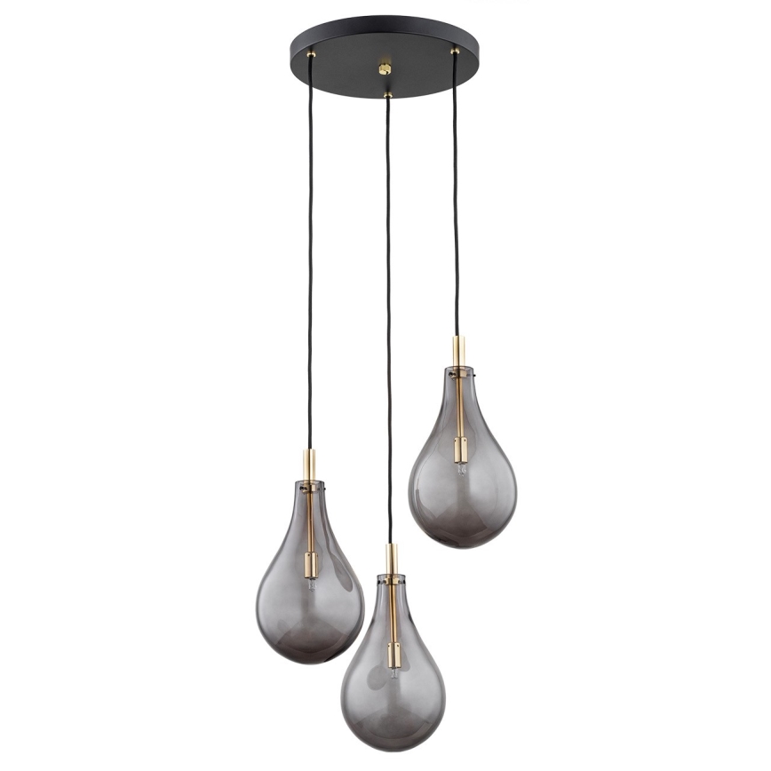 Argon 6105 - Żyrandol na lince OAKLAND 3xG9/6W/230V czarny