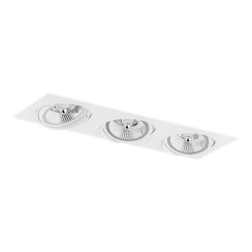 Argon 6115 - Oprawa sufitowa OLIMP 3xGU10-AR111/12W/230V biała