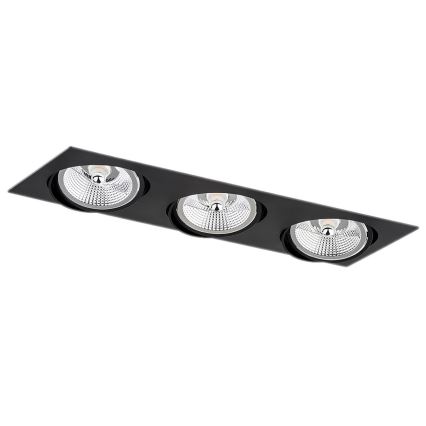 Argon 6116 BZ - Oprawa sufitowa OLIMP 3xGU10-AR111/12W/230V czarna
