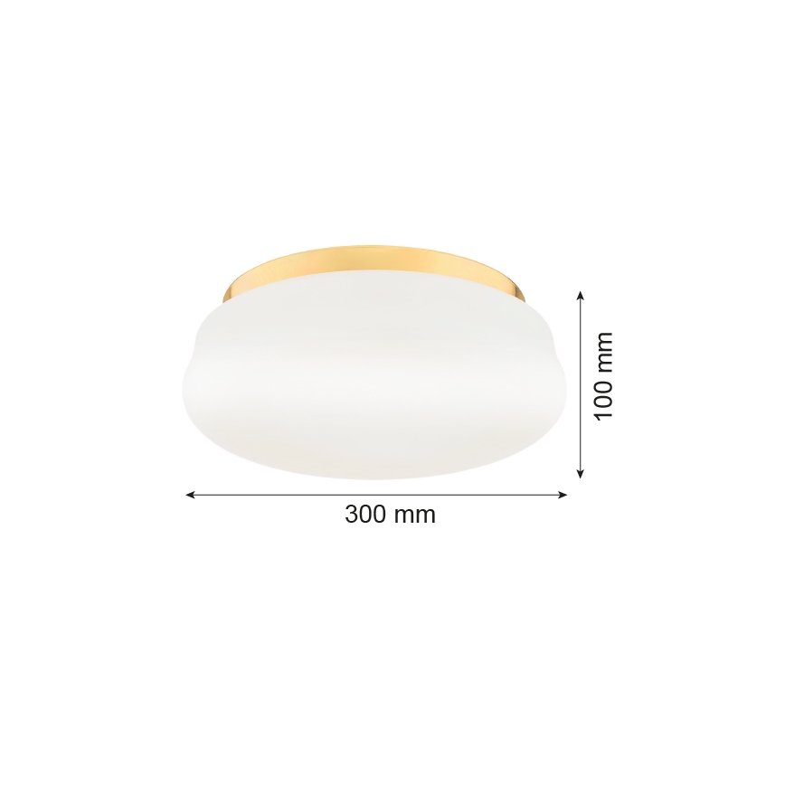 Argon 6142 - Plafon OMBRA 3xE27/15W/230V złoty/biały