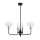 Argon 6166 - Lampa wisząca na pręcie RAVELLO 3xE14/15W/230V czarny/złoty