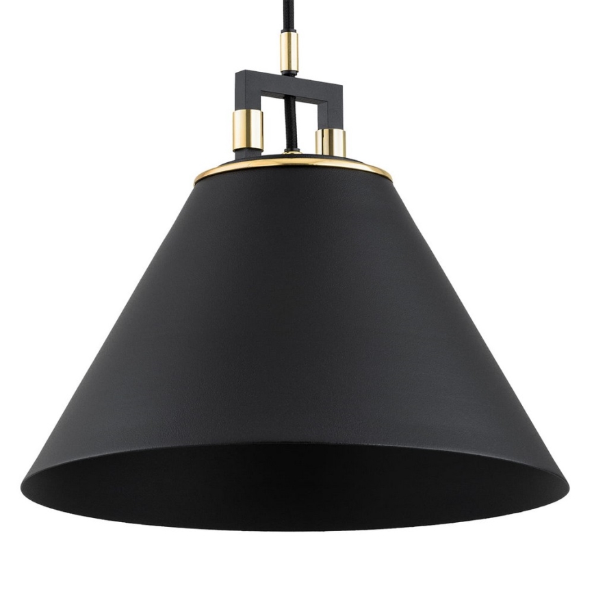Argon 6174 - Żyrandol na lince ORTE 3xE27/15W/230V czarny