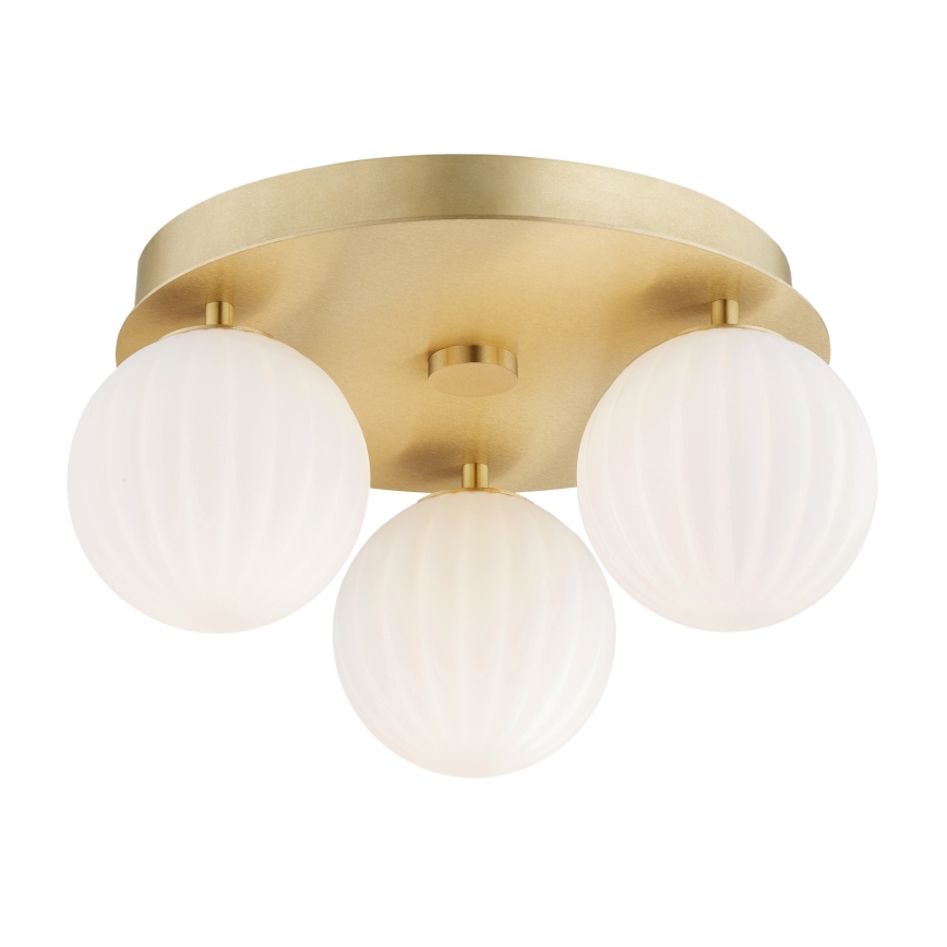 Argon 6305 - Lampa sufitowa PALOMA 3xE14/7W/230V złota/biała
