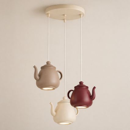 Argon 6366 - Lampa wisząca na lince KAMAL 3xGU10/5W/230V