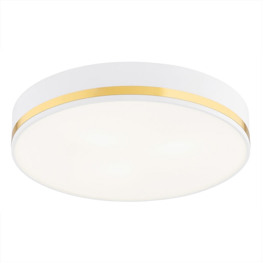 Argon 7035 - Plafon AMORE 2xE27/15W/230V średnica 35 cm biały/złoty