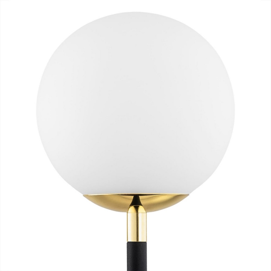 Argon 7072 - Lampa stołowa FERRONE 2xE14/7W/230V czarny/biały/złoty