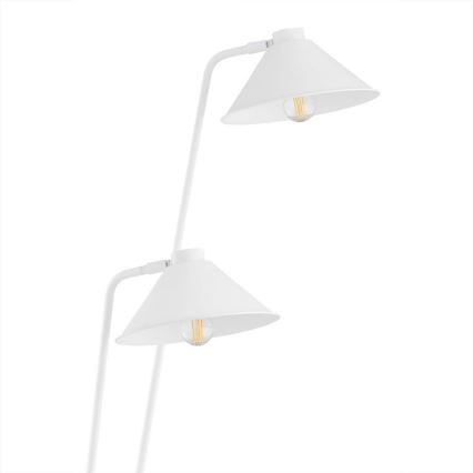 Argon 7074 - Lampa podłogowa GABIAN 2xE27/15W/230V białe