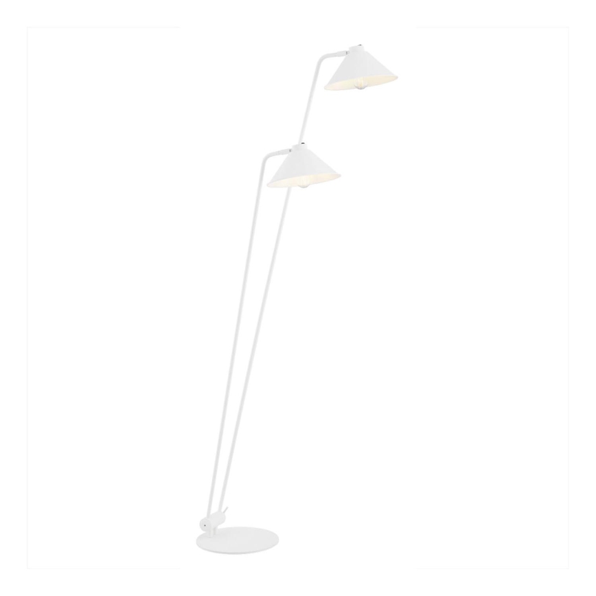 Argon 7074 - Lampa stojąca GABIAN 2xE27/15W/230V biała