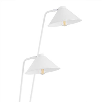 Argon 7074 - Lampa stojąca GABIAN 2xE27/15W/230V biała