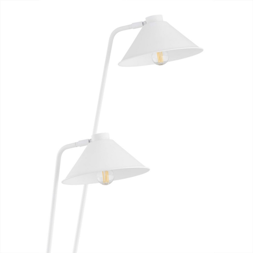 Argon 7074 - Lampa stojąca GABIAN 2xE27/15W/230V biała