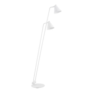 Argon 7076 - Lampa podłogowa AVALONE 2xE27/15W/230V biały