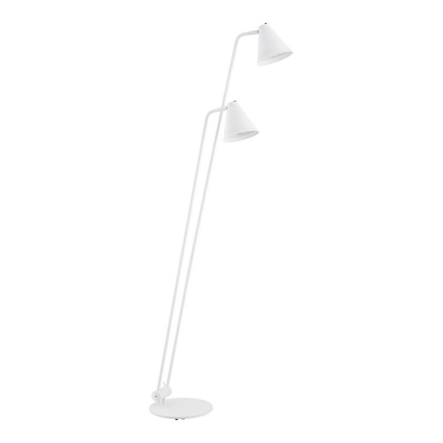 Argon 7076 - Lampa podłogowa AVALONE 2xE27/15W/230V biały