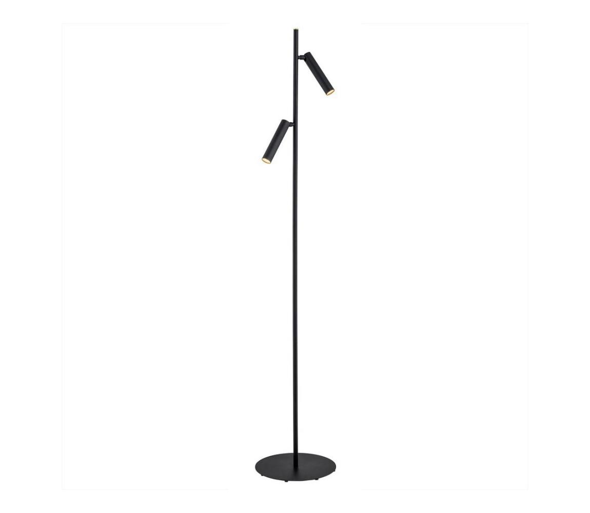 Argon 7082 - Lampa podłogowa TORRE 2xG9/6W/230V czarny