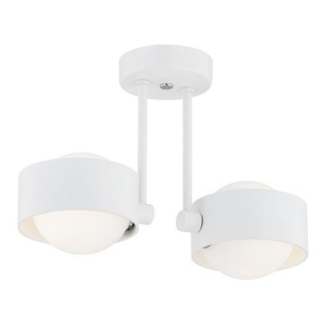 Argon 7088 - Żyrandol na drążku MASSIMO PLUS 2xG9/6W/230V biały