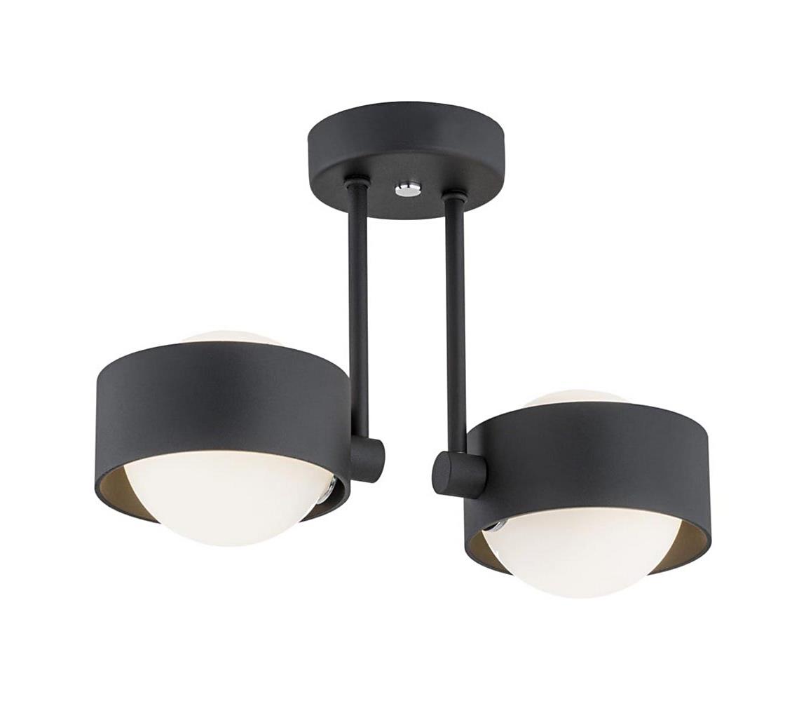 Argon 7089 - Żyrandol na drążku MASSIMO PLUS 2xG9/6W/230V czarny