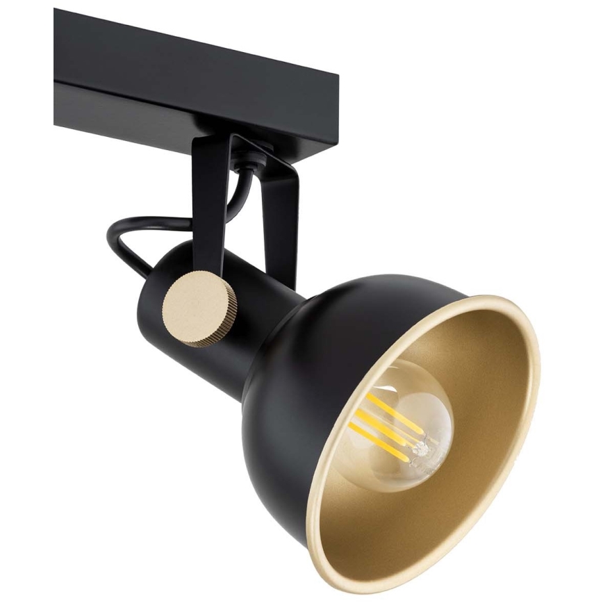 Argon 7142 - Oświetlenie punktowe LENORA 2xE14/7W/230V czarne