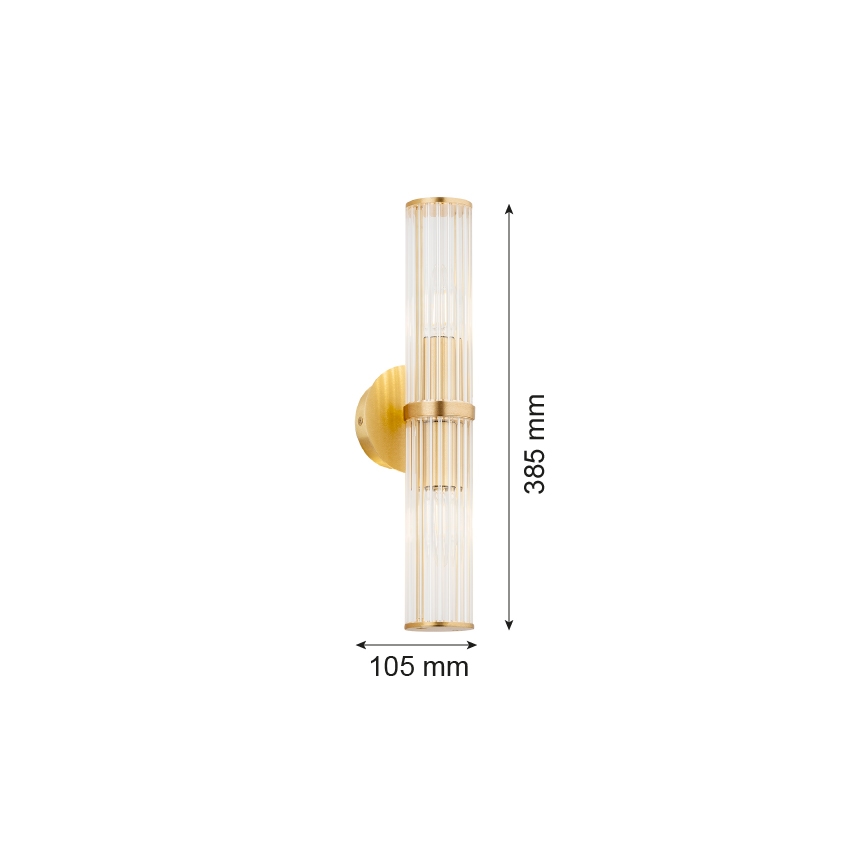 Argon 7203 - Kinkiet HAMPTON 2xE14/7W/230V złoty