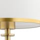 Argon 8029 - Lampa stołowa ABBANO 1xE27/15W/230V mosiądz/biały