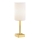 Argon 8030 - Lampa stołowa ABRUZZO 1xE14/7W/230V mosiądz/biały