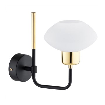 Argon 8032 - Lampa ścienna RAVELLO 1xE14/15W/230V czarna/złota