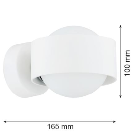 Argon 8057 - Kinkiet MASSIMO PLUS 1xG9/6W/230V biały