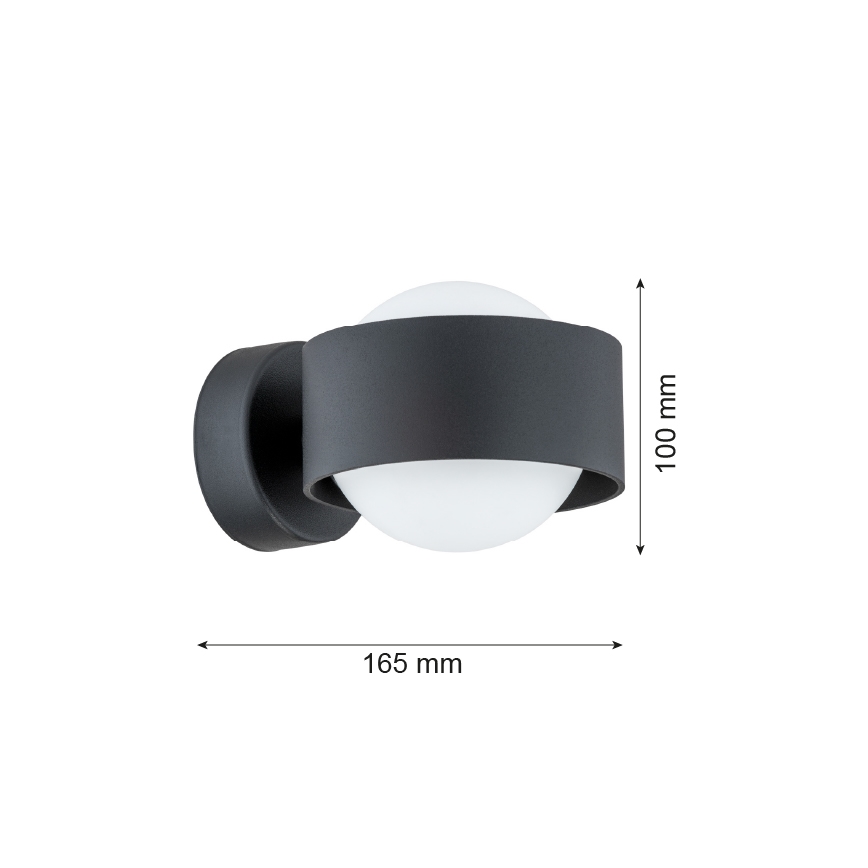 Argon 8059 - Kinkiet MASSIMO PLUS 1xG9/6W/230V czarny