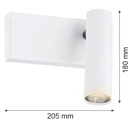 Argon 8064 - Kinkiet punktowy ETNA PLUS 1xG9/6W/230V biały