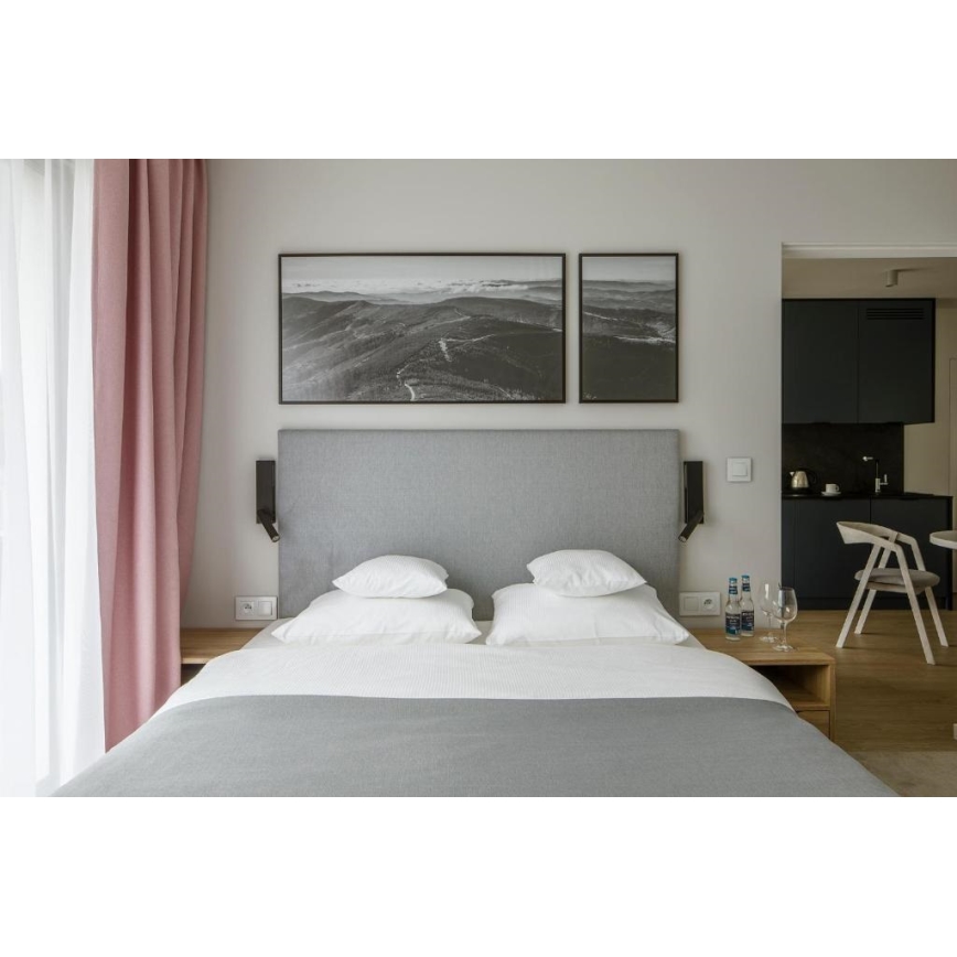 Argon 8065 - Kinkiet punktowy ETNA 1xG9/6W/230V czarny