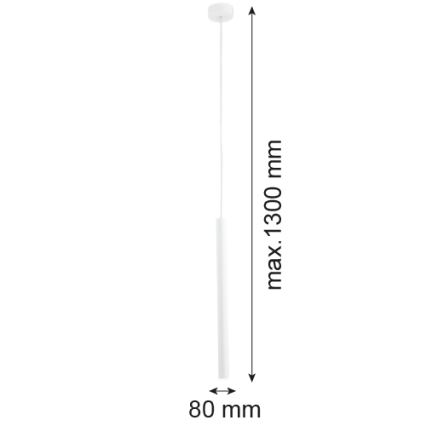 Argon 8066 - Żyrandol na lince ETNA PLUS 1xG9/6W/230V biały