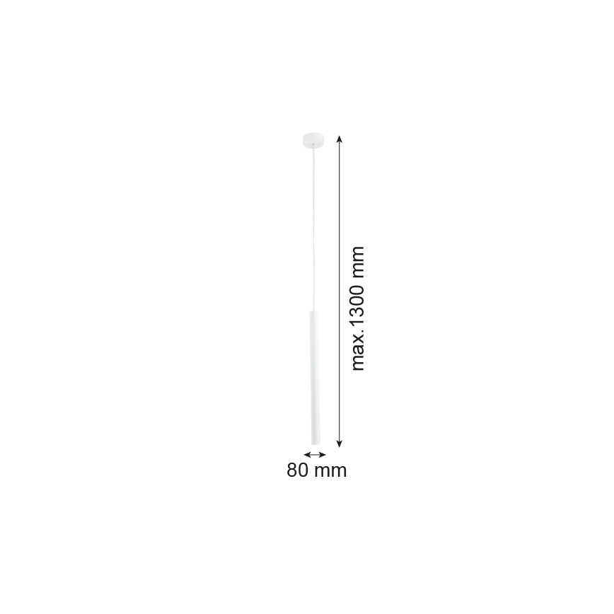 Argon 8066 - Żyrandol na lince ETNA PLUS 1xG9/6W/230V biały