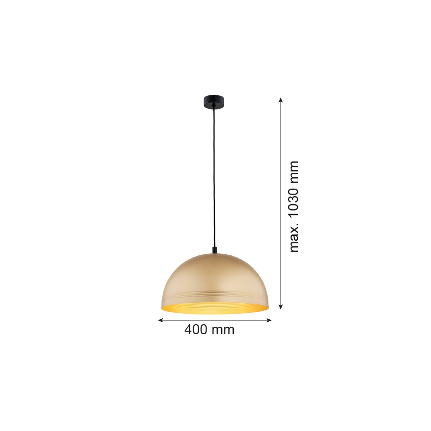 Argon 8245 - Żyrandol na lince BONITA 1xE27/15W/230V złoty
