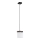 Argon 8276 - Żyrandol na lince CANOA 1xE27/15W/230V czarny