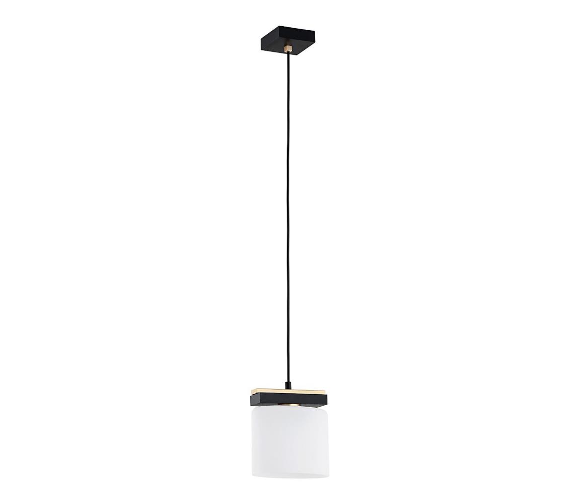 Argon 8276 - Żyrandol na lince CANOA 1xE27/15W/230V czarny