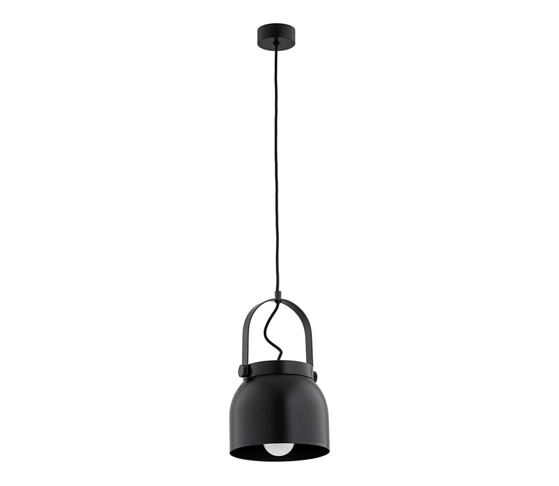 Argon 8281 - Żyrandol na lince LOGAN 1xE27/15W/230V śr. 20 cm czarne