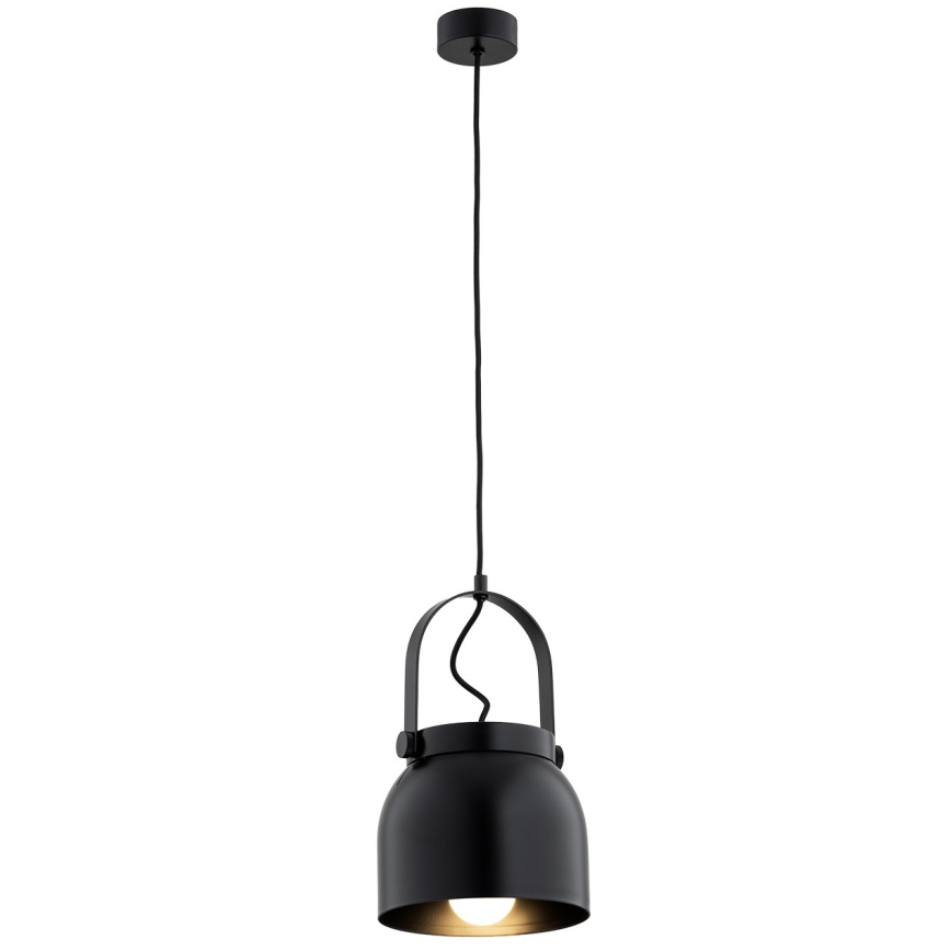Argon 8281 - Żyrandol na lince LOGAN 1xE27/15W/230V śr. 20 cm czarne