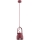 Argon 8292 - Żyrandol na lince LOGAN 1xE27/15W/230V śr. 14 cm czerwony