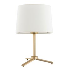 Argon 8318 - Lampa stołowa CAVALINO 1xE27/15W/230V 39 cm kremowy/złoty