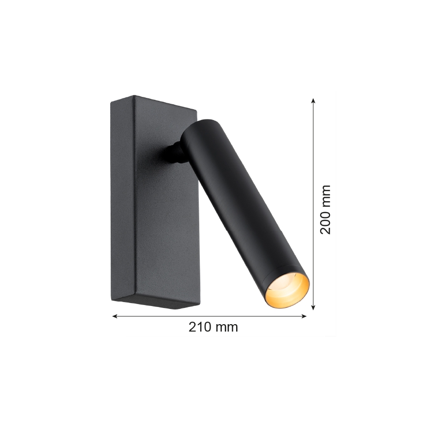Argon 8328 - LED Kinkiet punktowy RIO LED/4,2W/230V 3000K czarne