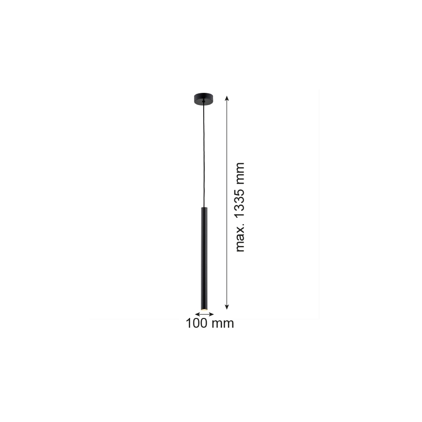Argon 8329 - LED Żyrandol na lince RIO LED/4,2W/230V 3000K czarne