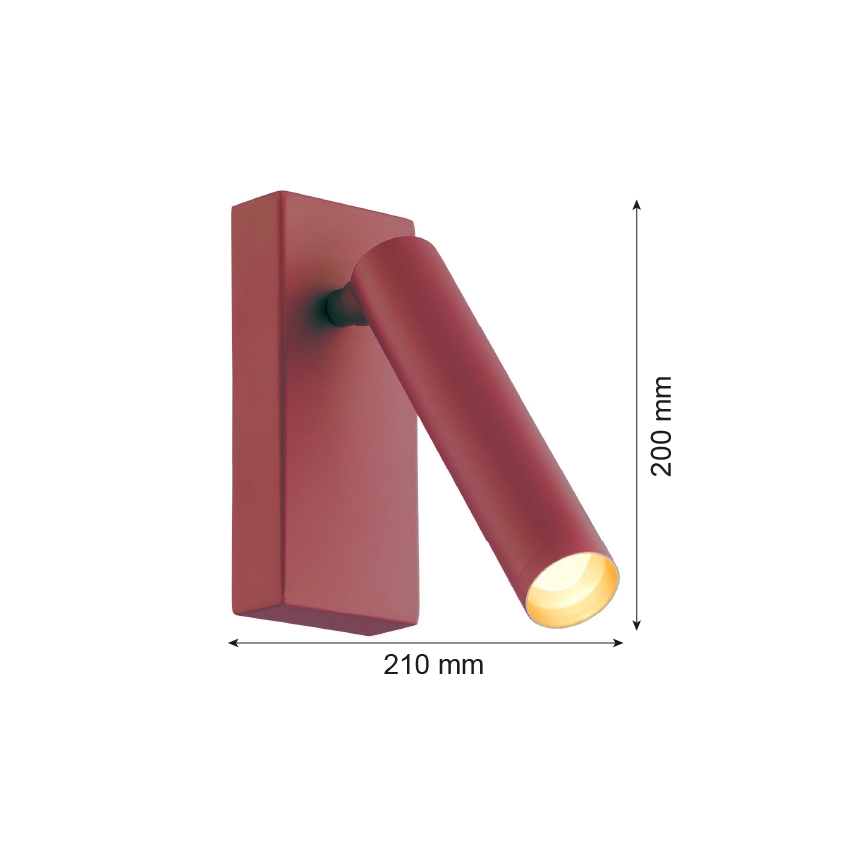 Argon 8330 - LED Kinkiet punktowy RIO LED/4,2W/230V 3000K czerwony