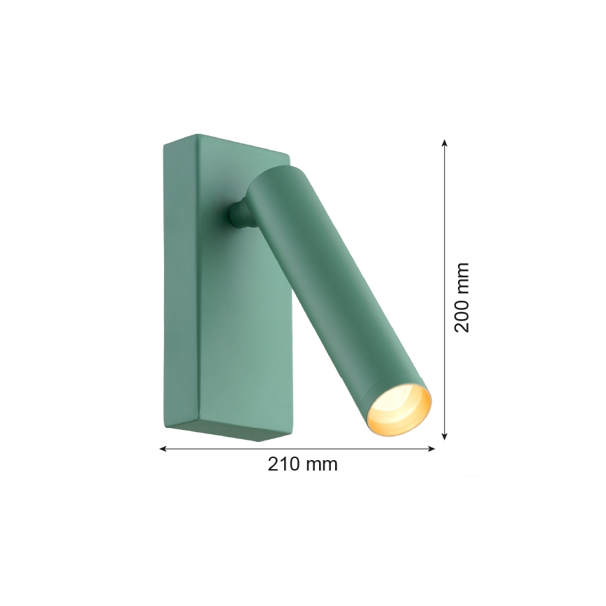 Argon 8332 - LED Kinkiet punktowy RIO LED/4,2W/230V 3000K zielony