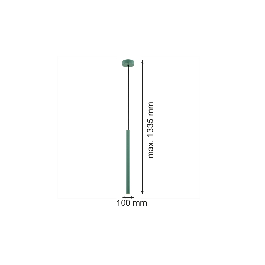 Argon 8333 - LED Żyrandol na lince RIO LED/4,2W/230V 3000K zielony