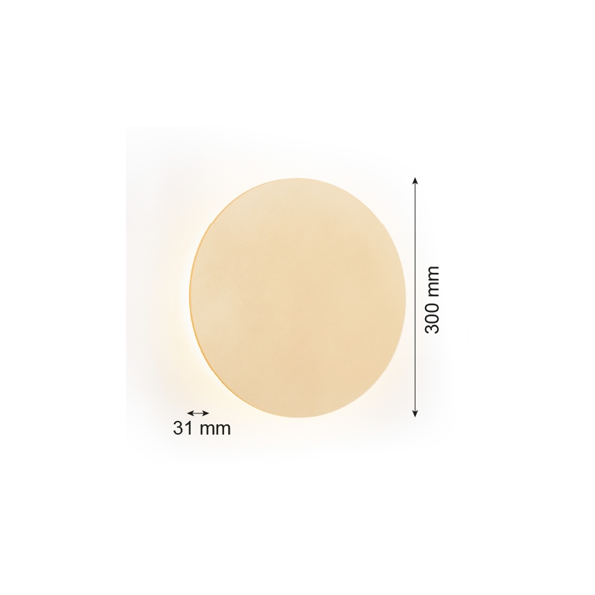 Argon 8352 - LED Kinkiet OREGON PLUS LED/6W/230V 3000K 30 cm złoty
