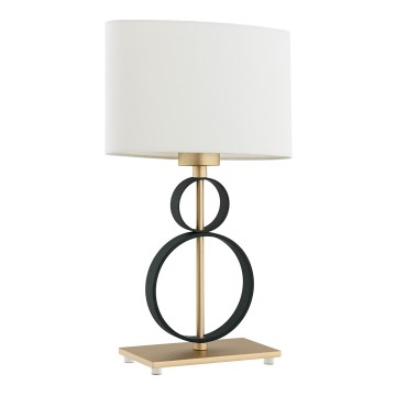 Argon 8373 - Lampa stołowa PERSEO 1xE27/15W/230V 42 cm kremowa/czarna