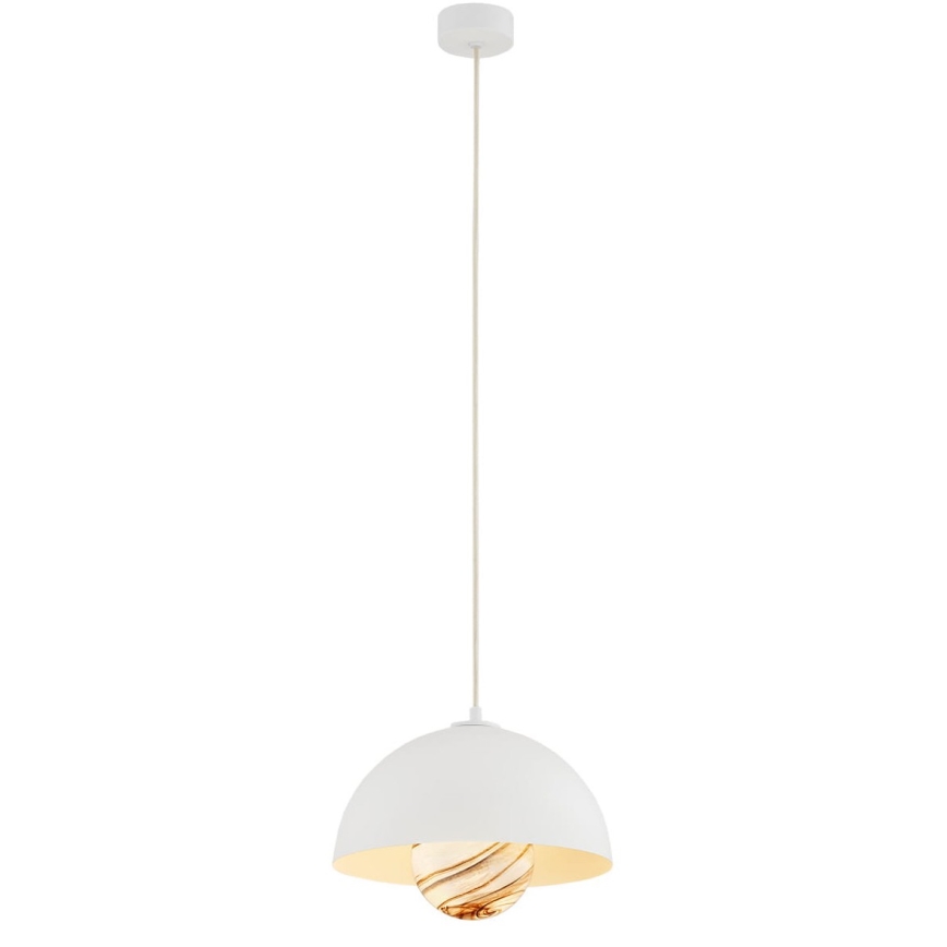 Argon 8443 - Żyrandol na lince PIAVA 1xE14/7W/230V alabastrowy biały